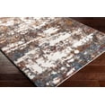 thumbnail image 4 of Mark&Day Area Rugs, 6x9 Dun Modern Shag Dark Brown Area Rug, Brown White Blue Carpet for Living Room, Bedroom or Kitchen (6'7" x 9'), 4 of 7