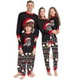 thumbnail image 2 of Pijamas navideños a juego para toda la familia 2025, estampado de Papá Noel, conjuntos para bebés y niños, tops y pantalones, 2 piezas, ropa de dormir navideña, pijamas, ropa para perros, 2 of 4