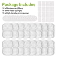 thumbnail image 4 of TSV 16pcs Cat Dog Water Fountain Filters, Pet Dispenser Sponges Replacement for Stainless Steel 230oz, 4 of 6