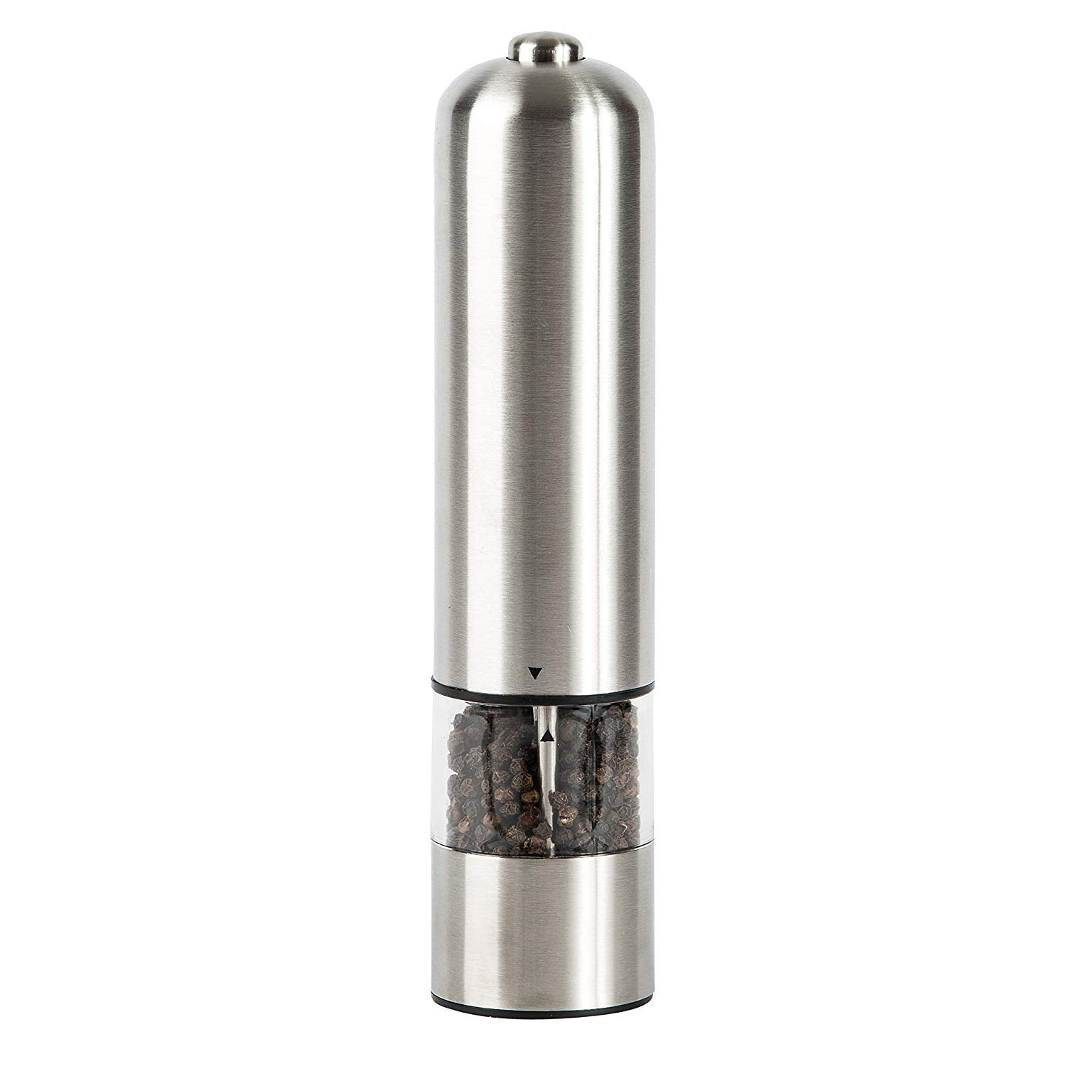 GLiving 1 Pcs Electric Salt and Pepper Grinder Set Refillable, Battery Operated Stainless GLiving 1 Pcs Electric Salt and Pepper Grinder Set Refillable, Battery Operated Stainless