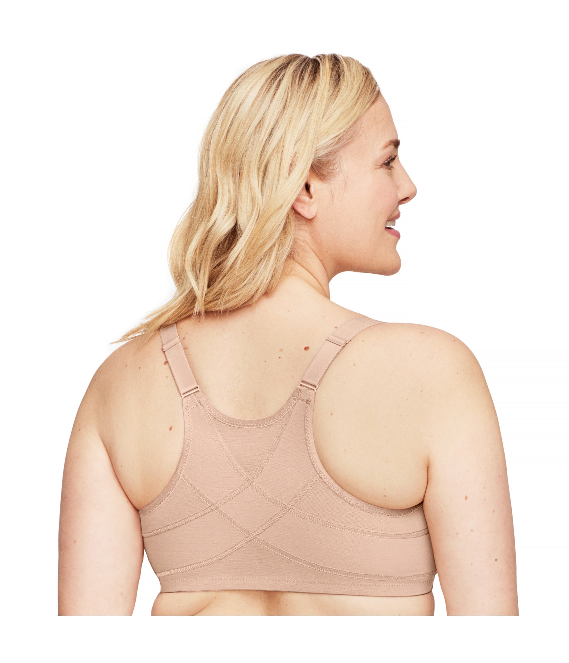 Glamorise WonderWire Front-Closure Posture Back Underwire Bra 9265 (Women's & Women's Plus)