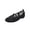 Black, variant on Slip-On Loafers for Women Square Toe Mesh Flats with Elastic Heel and Cushioned Soft Sole, Breathable Plus Size Casual Shoes for Daily Walking,Black_42