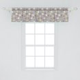thumbnail image 2 of Ambesonne Fruit Window Valance, Pastel Sliced Figs, 54" X 12", Multicolor, 2 of 3