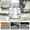 thumbnail image 6 of Yayeee Ashtray with Lid for Cigarette Smokeless Stainless Steel Home Ash Holder, Cute Chubby Cat, 6 of 7