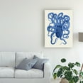 thumbnail image 3 of Trademark Fine Art 'Blue Octopus On Cream A' Canvas Art by Fab Funky, 3 of 3
