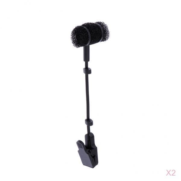 2 De Micrófono De Saxofón Sin Micrófono, Soporte De Micrófono De Saxofón