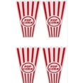thumbnail image 3 of Set of 2 Large and 4 Small Plastic Retro Classic Popcorn Tubs, 3 of 4