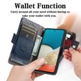 thumbnail image 2 of Case for Samsung Galaxy A53 5G Cover Leather Wallet Folio Case Book Design Flip Magnetic Closure - Blue, 2 of 5
