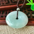 thumbnail image 4 of HOOUN Natural Jade Pendant Safety Buckle 25Mm Jade Jewelry Pendant, 4 of 5