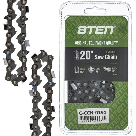 Semi Chisel Chainsaw Chain 20 inch .063 3/8 72DL for Stihl Husqvarna Dolmar 810-CCC2313H