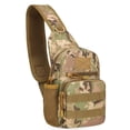 thumbnail image 2 of Men Backpack Sling Chest Pack Shoulder Bag Outdoor Hiking Travel, 2 of 7