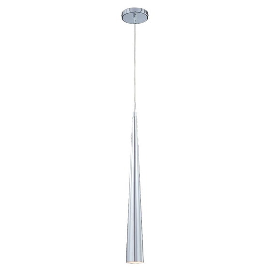eurofase lighting 20445 sliver single light 2-3/4" wide mini pendant