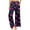 Multicolor3, variant on Plus Size Pajama Pants for Women Heart Printed Pjs Sleep Pants Comfort Waist Wide Leg Lounge Pants