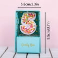 thumbnail image 2 of Sweety Colorful Candy Number Cake Topper Candle for Brithday Party Baby Shower and Wedding Party Supplies Favor (Five), 2 of 4
