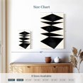 thumbnail image 4 of Elephant Stock Abstracta Wall Art - Vertical Canvas Wall Art - Living Room Wall Decor - Abstract Canvas - Black And White Decor By Kubistika - 8" x 12", 4 of 8