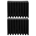 thumbnail image 6 of WEUVEB 2-Pack Black Gym Equipment End Caps and Foot Covers for Fitness Machines, Workout Gear and Stability, 6 of 9