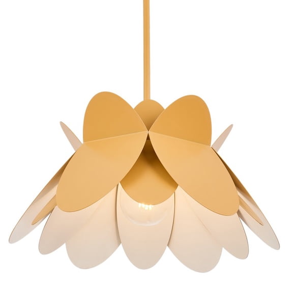 Kalco 517055WY Flor 18" Wide Pendant - Yellow