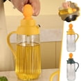 thumbnail image 1 of Glass Oil Dispenser Bottle | Automatic Opening Leakproof Cooking Oil Pot | Vinegar Soy Sauce Jug | One-Handed Pour | Transparent | Household Kitchen Condiment Container | 24.3x12x8.5cm | 1 Piece, 1 of 7