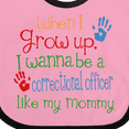 thumbnail image 4 of Inktastic Correctional officer Like Mommy Boys or Girls Baby Bib, 4 of 4
