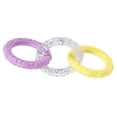thumbnail image 4 of Juguete para masticar para perros Yuyangstore juguete de limpieza entrenamiento ejercicio portátil amarillo violeta, 4 of 8