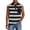Black, variant on Men's Horizontal Striped Sleeveless Shirts Big and Tall Summer Tank Tops Button Down Polo Shirt Vintage Solid vest with Chest Pocket,Gray,XXXL