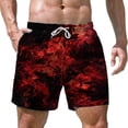 thumbnail image 4 of Colorful Flame Pattern Shorts Pants Men 3D Printed Board Shorts Summer Hawaiian Swimsuit Cool Surfing Swim Trunks Short Pant, 4 of 5