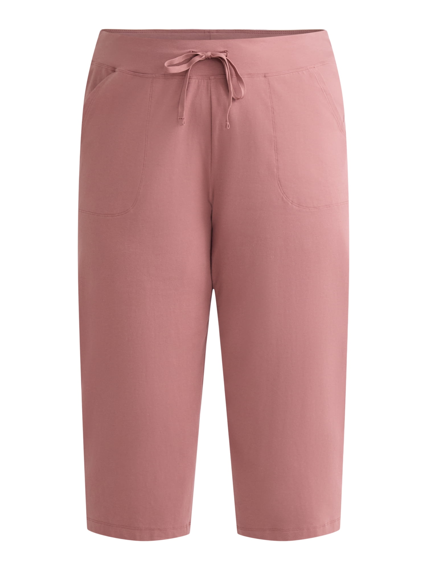 Athletic Works Women's and Women's Plus Knit Capri Pants, 22" Inseam, Sizes XS-4X