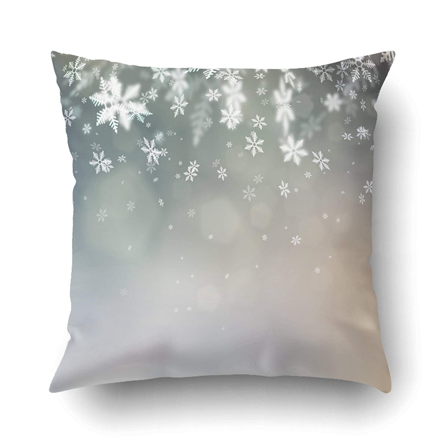 BPBOP Xmas Beautiful Abstract Snowflake Christmas Pillow Case Cushion