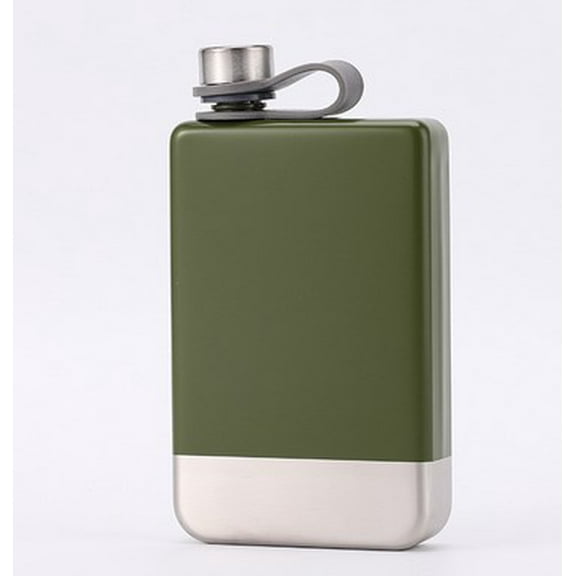 COOPHYA Gatherings Metal Flask Hip Flask Multi Flat 1Pack for Men