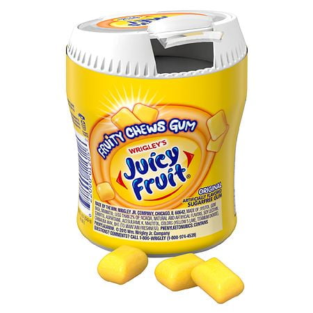Juicy Fruit Fruity Chews Original Sugar Free Gum Original 40.0 ea Pack of 2