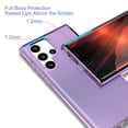thumbnail image 3 of Galaxy S22 Ultra Case 6.8", Allytech Clear TPU Back Cover Shockproof Anti-scratch Drop Protection Case Cover for Samsung Galaxy S22 Ultra 5G 2022 - Purple, 3 of 6
