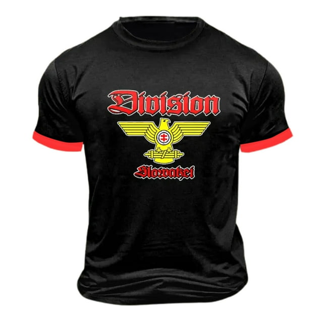T-shirt à Imprimé Graphique pour Homme, Confortable pour le Quotidien, Manches Courtes, pour Activités de Plein Air et Style Décontracté