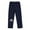 Blue, variant on XBASW Baby Kids Girls Embroidered Leggings Cotton Strecthy Trousers for Spring Fall Toddler Bottoms Pants 1-6 Years