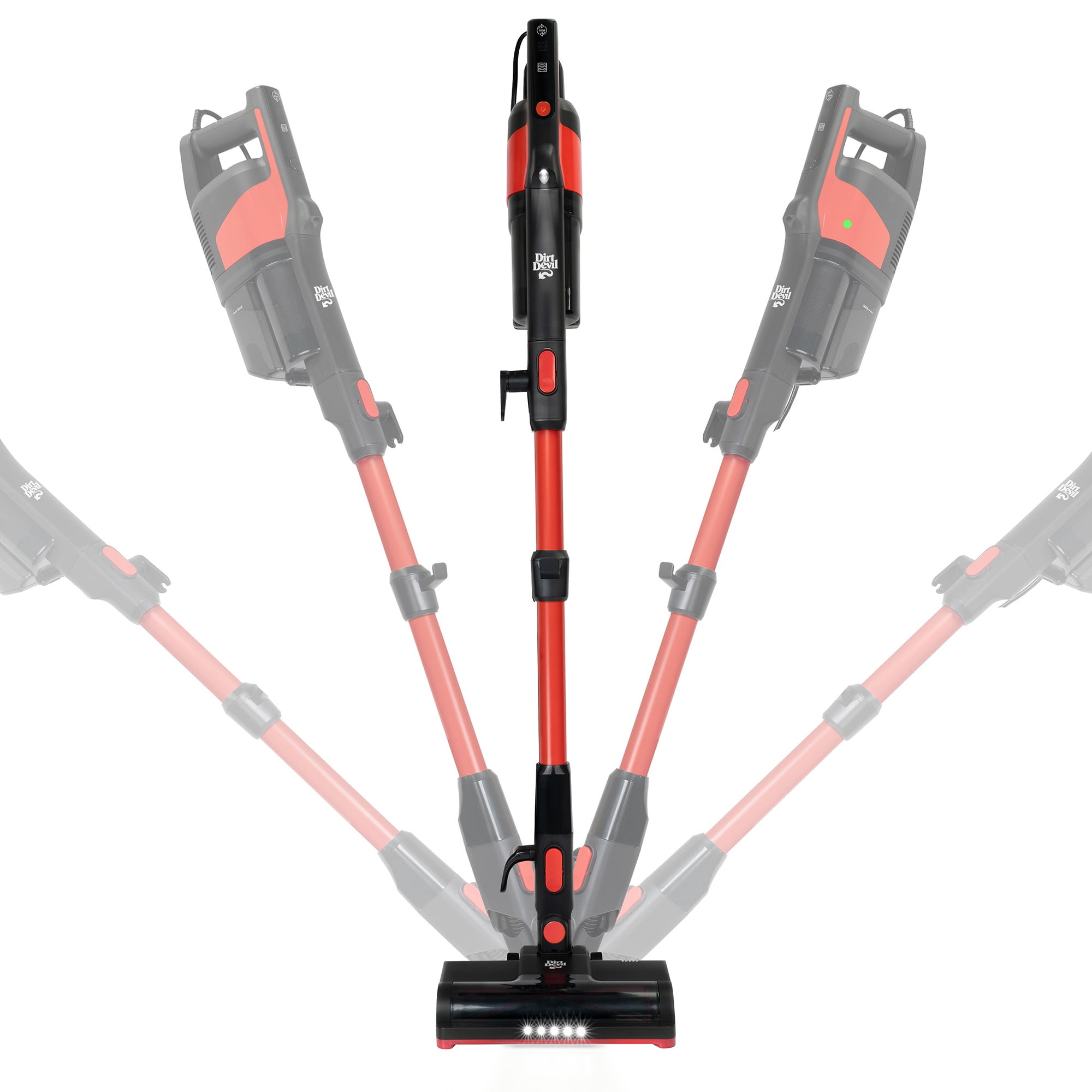 Dirt Devil Multi-Surface Stick Vacuum Cleaner - Self-Standing Design, 2-in-1 for Carpets/Hard Floors, Lightweight & Corded