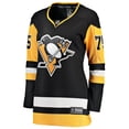 thumbnail image 2 of Women's Fanatics Connor Clifton Black Pittsburgh Penguins Home Breakaway Jersey, 2 of 3