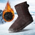 thumbnail image 6 of Snow Boots for Women, Warm Boots Waterproof Short Winter Boots Side Zipper Anti Slip Boots Ankle Snow Bootie Comfort Shoes, 6 of 8