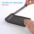thumbnail image 2 of Mini Paper Trimmer Guillotine Cutter 6 Inch (160mm) Cut Length Desktop Paper Cutting Machine with Security Cutter Head for Craft, 2 of 5
