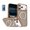 Desertgold, variant on Allytechgroup Case for iPhone 17 Pro with Kickstand, Support Wireless Charging Built-in Screen Protector Slim Lightweight Hard PC Rugged Non-Slip Anti-Fingerprint Shockproof Bumper