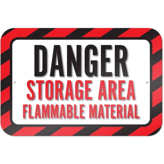 Danger Storage Area Flammable Material Sign