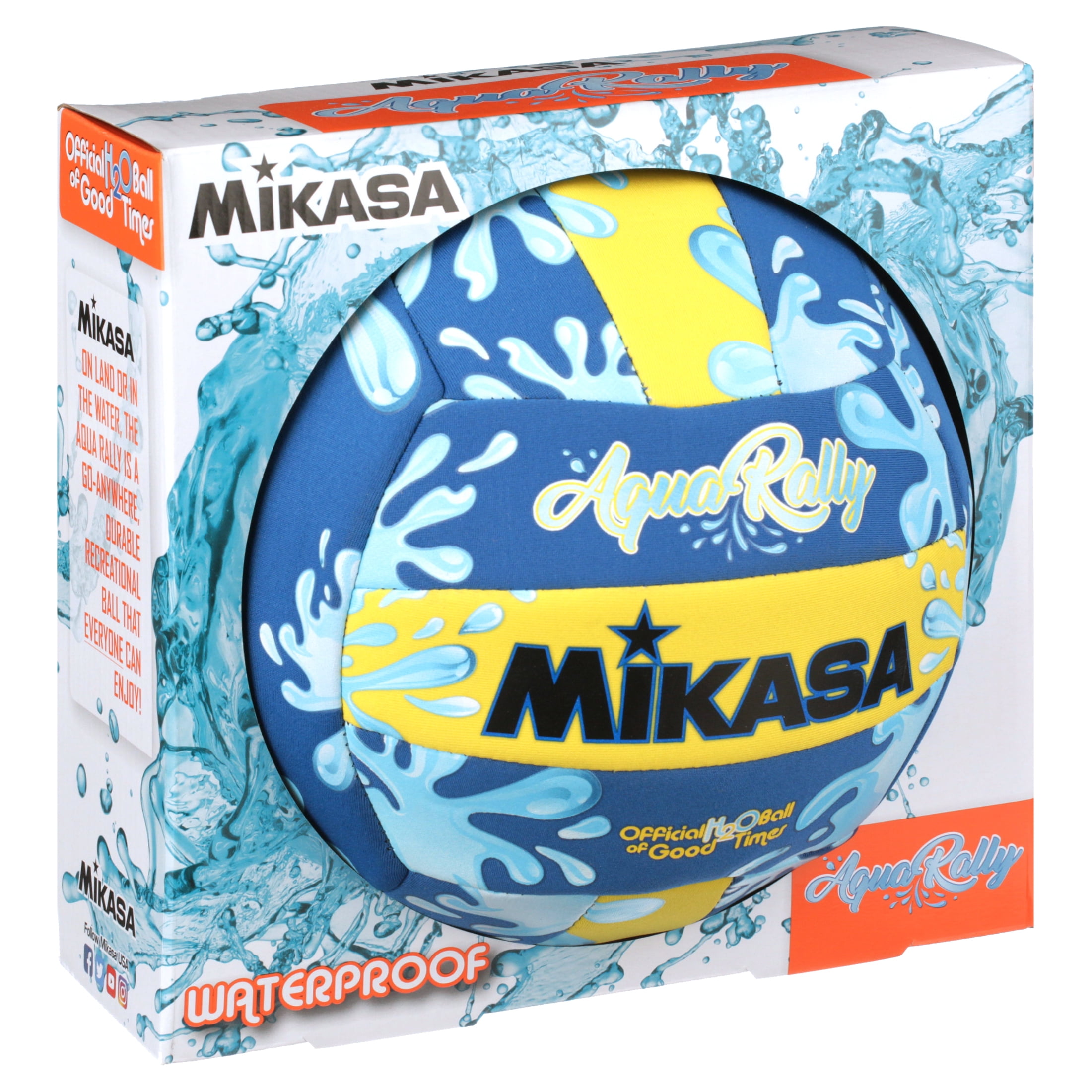 Buy Mikasa Aqua Rally Volleyball, Blue/Yellow Online at Lowest Price in