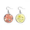 thumbnail image 1 of Orange Flower Plant pintura Pendiente Sol Flor Pendiente Joyas Moda Unbranded M, 1 of 3