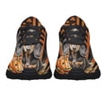 thumbnail image 5 of Dachshund Halloween Wiener Sausage Dog Shoes Sneakers Black Size 11.5, 5 of 7