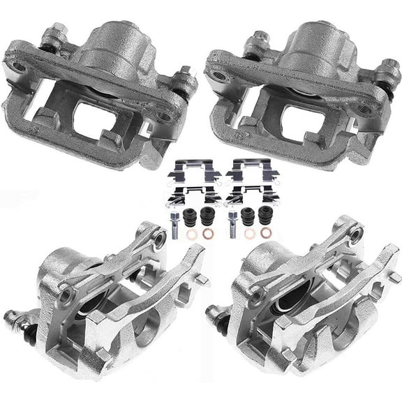 A-Premium Brake Caliper Assembly Compatible with Nissan Altima 2013-2018 Front and Rear 4-PC Set