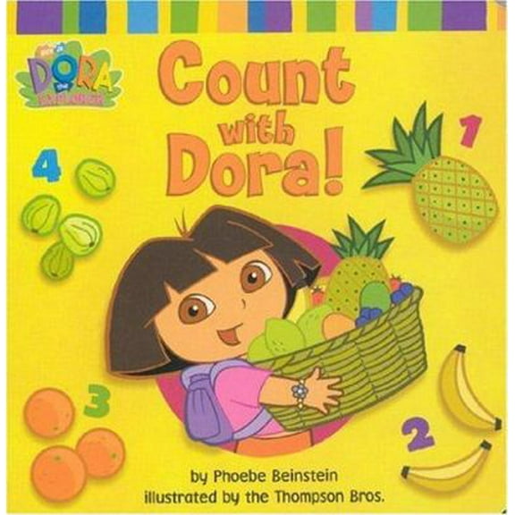 Pre-Owned Count With Dora!: A Counting Book in Both English and Spanish (Paperback) 0689848188 9780689848186