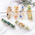 thumbnail image 6 of Aellinatey Handmade Crystal Epoxy Resin Mold Hair Clips Barrettes Casting Silicone Mould, 6 of 21