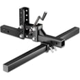 thumbnail image 1 of ATV/UTV 1-Point Manual Implement Lift System 50-In Heavy Duty Steel Hitch Attachment for 2 In Receiver Adjustable Farm and Garden Tool Lift Black, 1 of 7