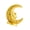 Gold, variant on Resin Moons Statue Figurines Decorative Objects Moons Goddesses Sculptures Ornament Collectible Figurines Gift Women Men