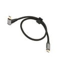2025 90 Degree USB C Cable 4K 60Hz Supports PD100W Type C 3.1 Gen2 Full