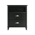 thumbnail image 5 of Prepac Yaletown 2-Drawer Tall Nightstand, Black, 5 of 6