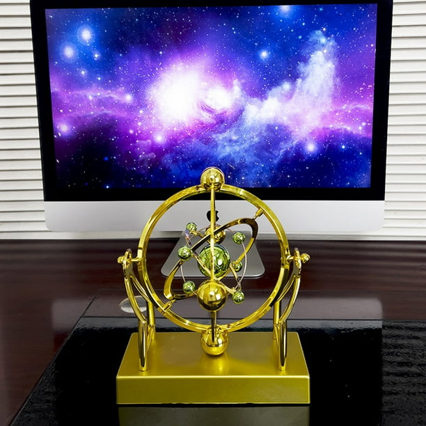Adornos decorativos, regalos, decoraciones de festivales, espacio, cuerpo celeste, instrumento de movimiento perpetuo, mueble de TV, adorno decorativo, modelo de escritorio, adorno orbital giratorio,